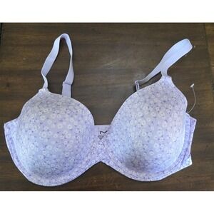 NWOT Maidenform 38D 1 Fabulous Fit 2.0 Demi Underwire Bra Purple 7543 124029